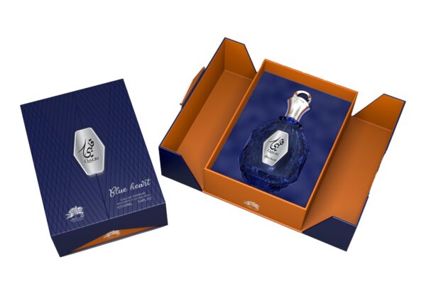 Qalbi Blue Heart Perfume Caballero 100 ml Al Fares - Image 2